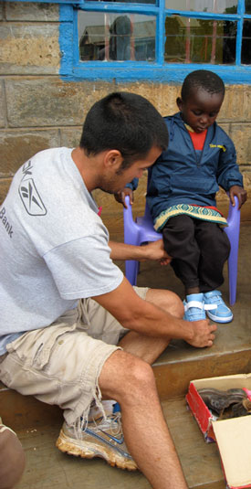 Young Boy's Shoe Fitting